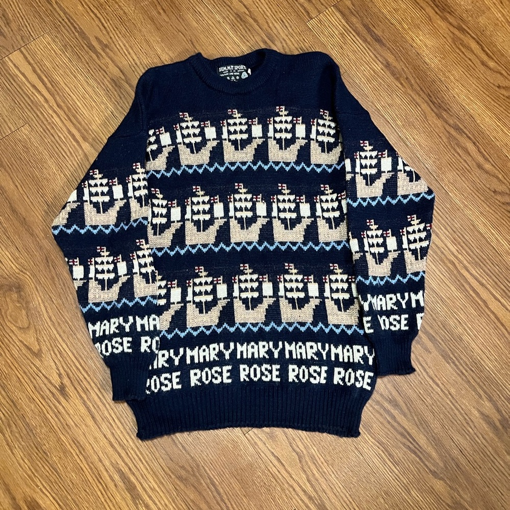 Vintage Summit Sport Wool Sweater - Mary
Rose Ship Design